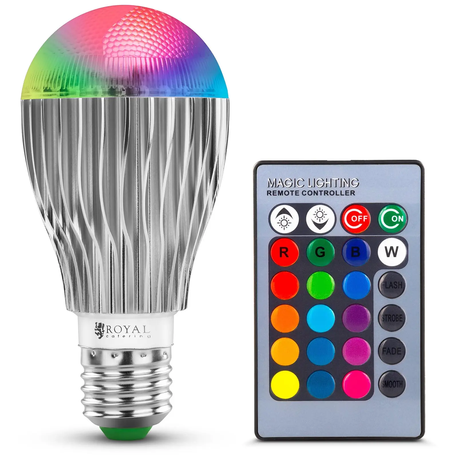 Λυχνία LED με τηλεχειριστήριο - 16 ρυθμίσεις χρώματος - 5 W