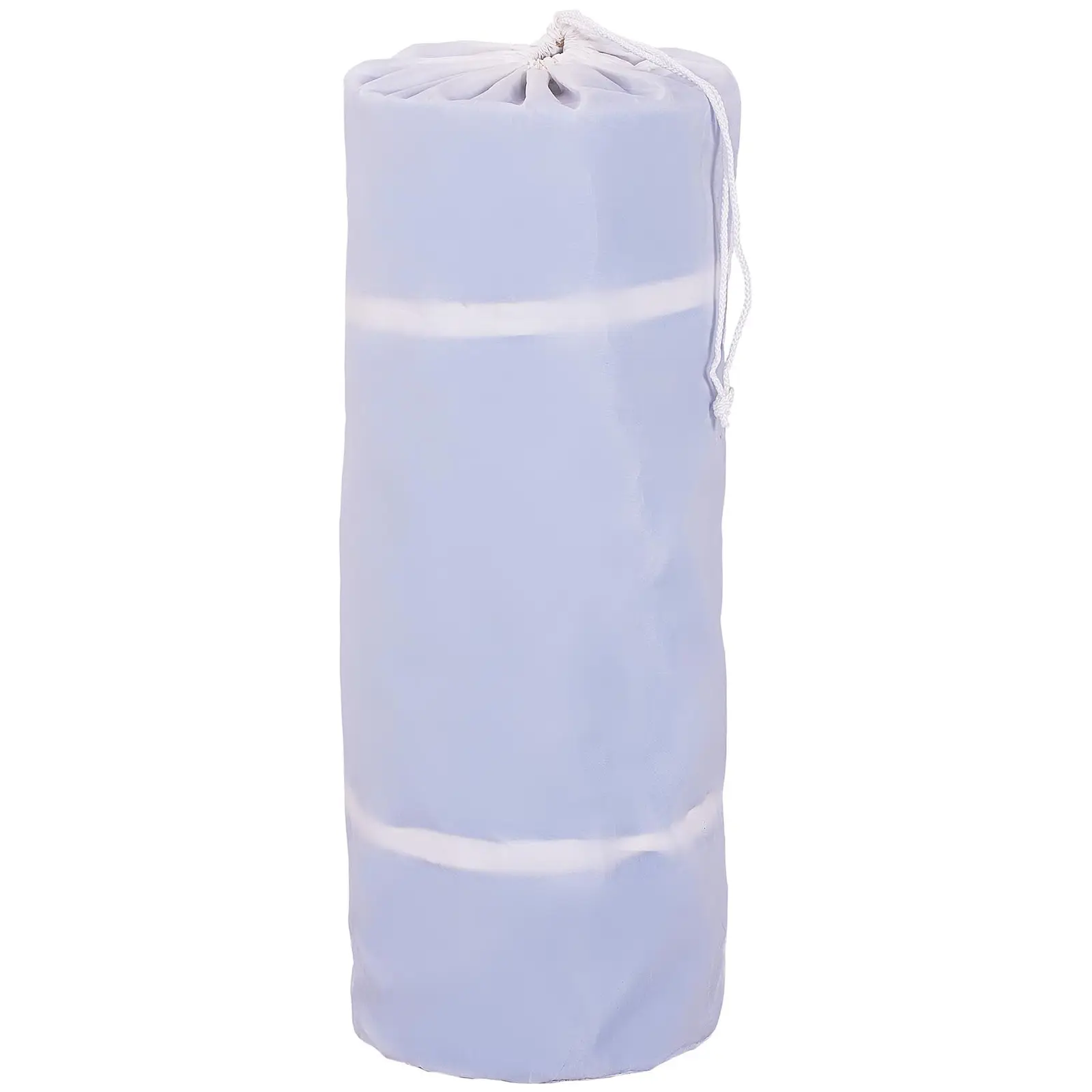 Φουσκωτό στρωματάκι γυμναστικής - 600 x 200 x 20 cm - 400 kg - μπλε/λευκό